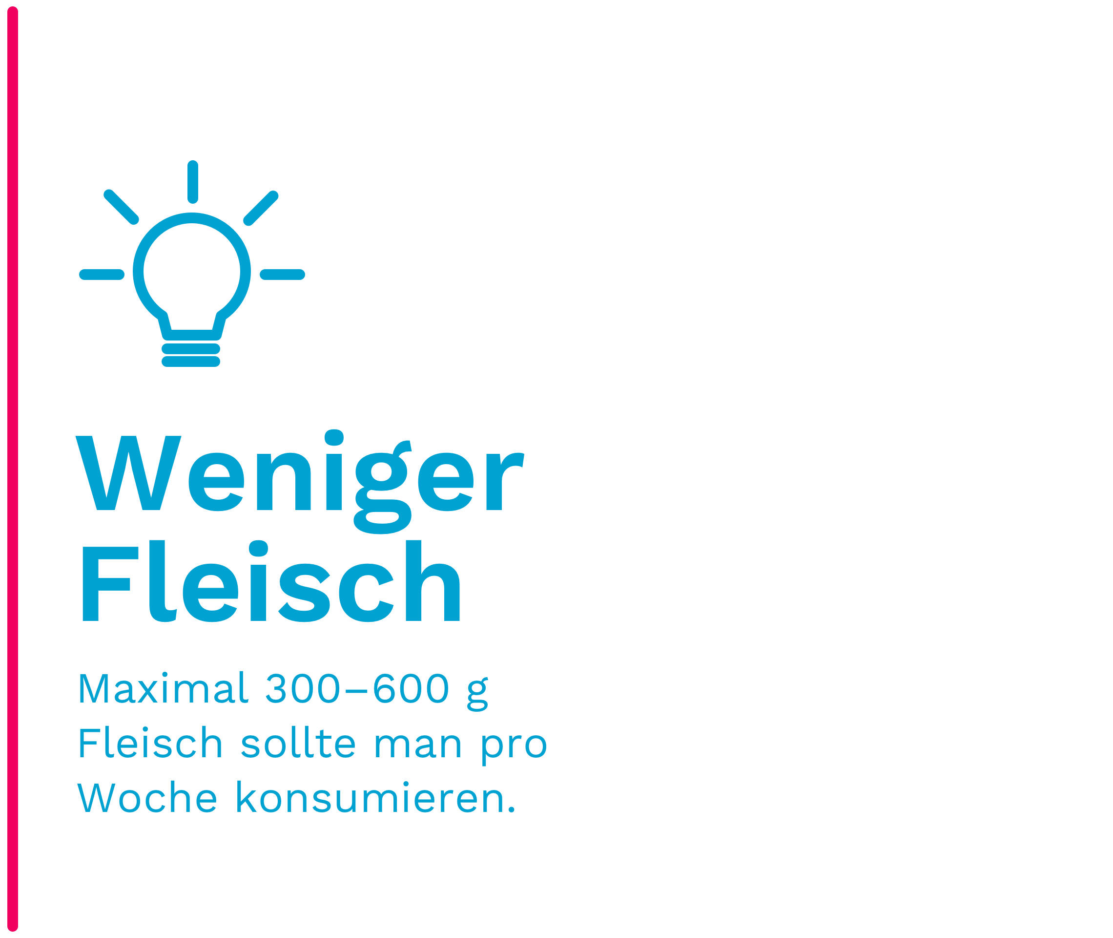 Grafik Weniger Fleisch