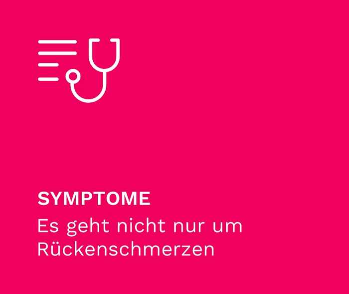 Symptome: Es geht nicht nur um Rückenschmerzen