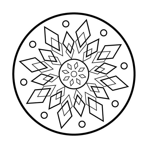 Ratgeber Rheuma: Teaserbild für den Download des Mandala-Bildes 13