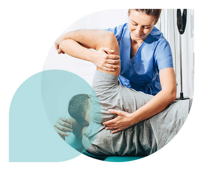 Ein Teaserbild der Physiotherapie-Unterseite Kollagenose