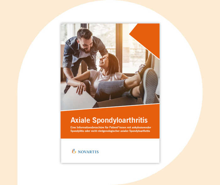 Ratgeber Rheuma: Teaser zum Download der Broschüre "Axiale Spondyloarthritis" Ratgeber Rheuma: Teaser zum Download der Broschüre "Axiale Spondyloarthritis"
