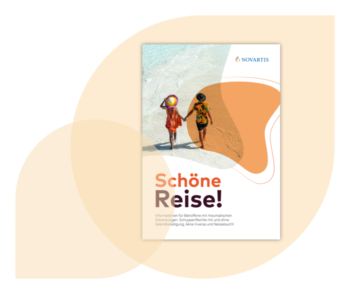 Ratgeber Rheuma: Teaser zur Patientenbroschüre „Schöne Reise!“