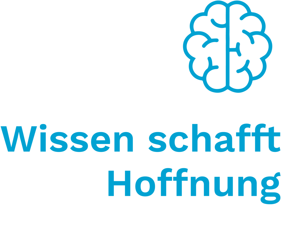 Ratgeber Rheuma: Grafik mit Schriftzug "Wissen schafft Hoffnung"