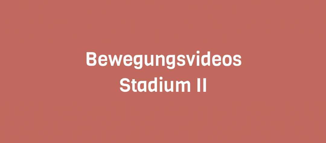 Ratgeber Rheuma: Teaser für die Bewegungsvideos Stadium II