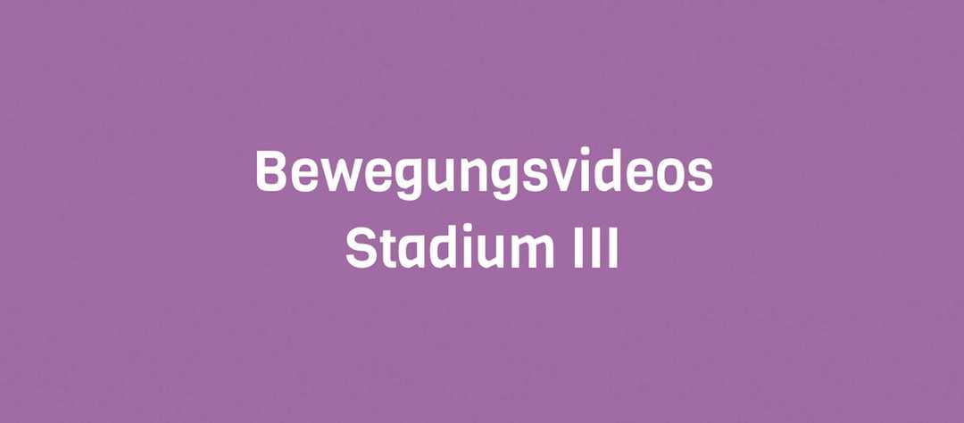 Ratgeber Rheuma: Teaser für die Bewegungsvideos Stadium III