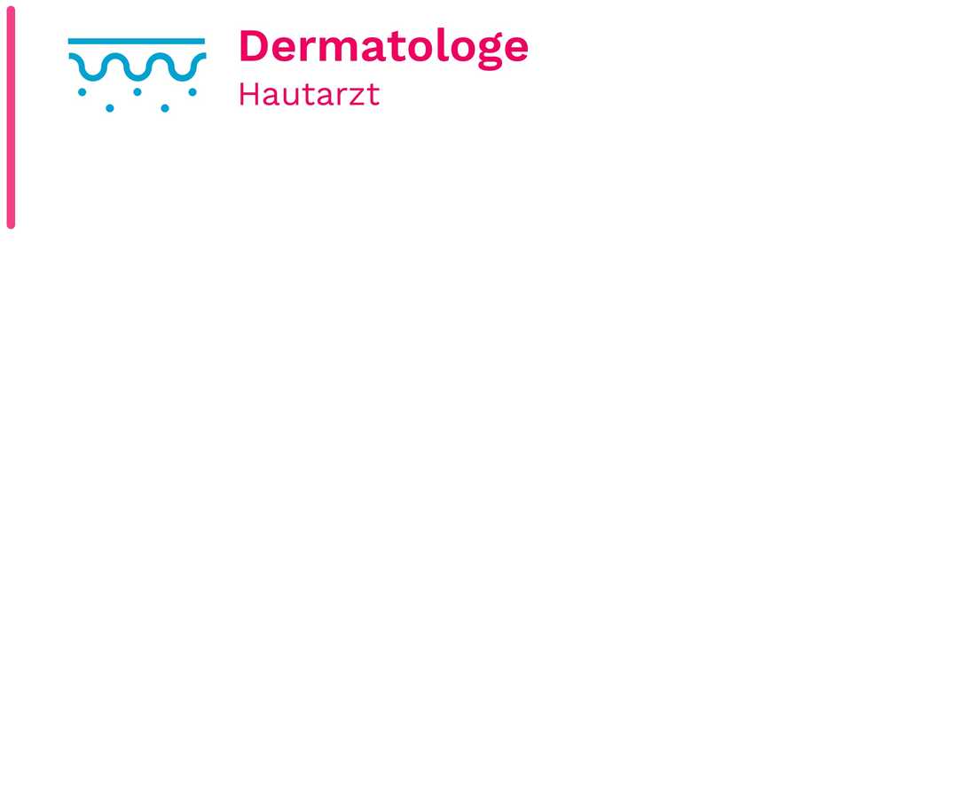 Du kriegst mich nicht krumm: Piktogramm zeigt, dass der Hautarzt zuständig ist