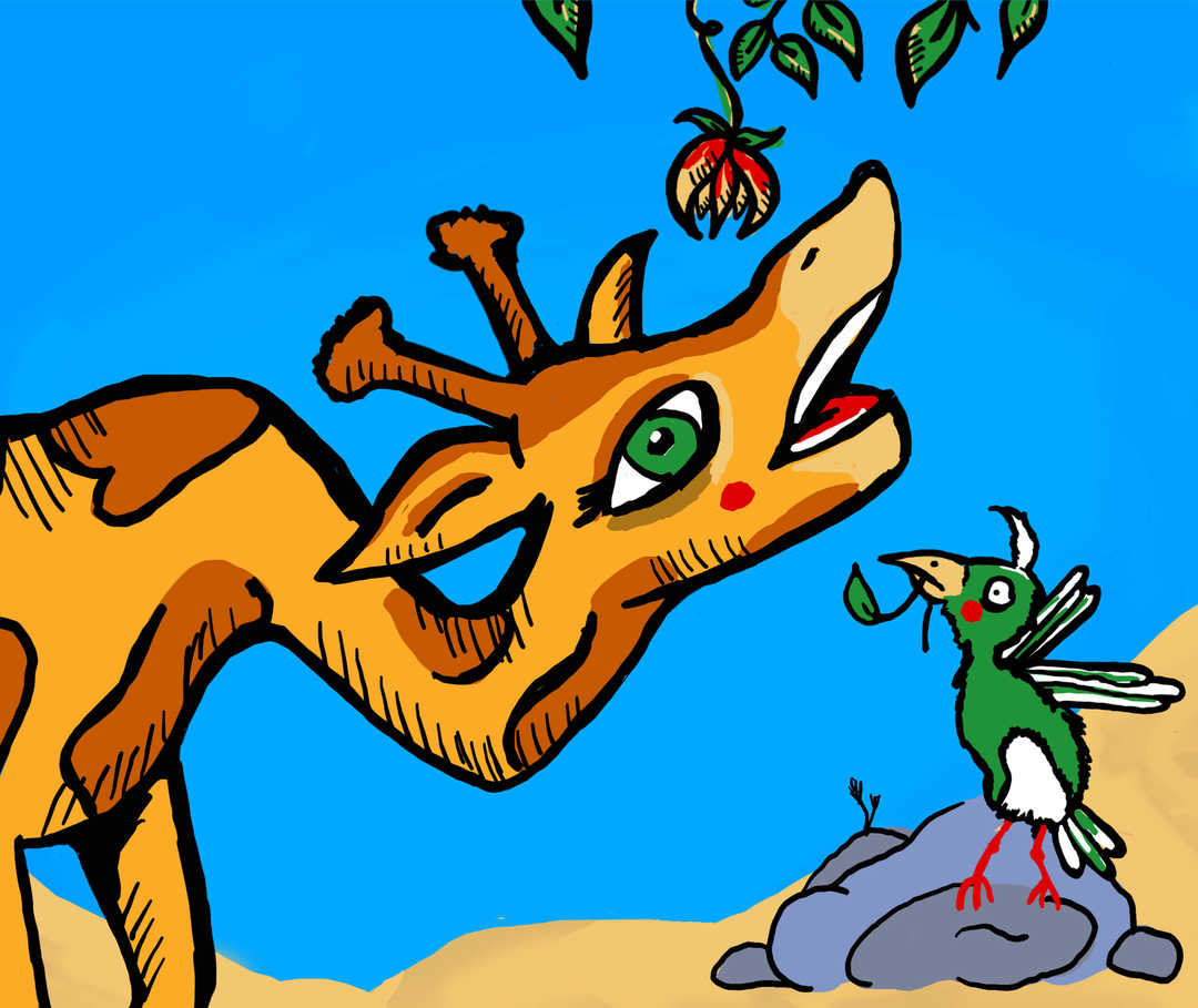 Gisela kommt nicht mehr an die Blätter Gisela kommt nicht mehr an die Blätter