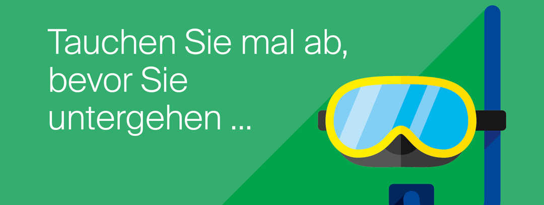 Ratgeber Rheuma: Teaser für die Happy Card „Tauchen“