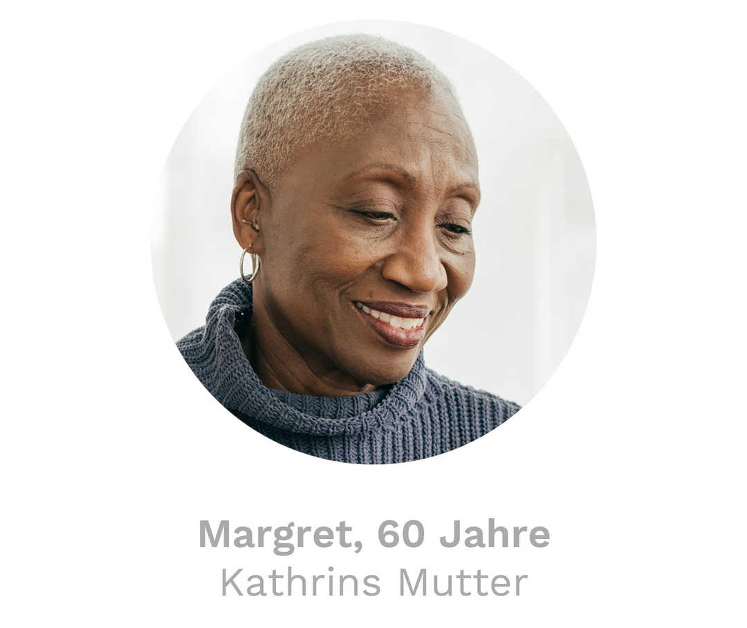 Auf dem Bild sieht man Margret